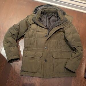 UNIQLO Men's outerwear hooded padded winter jacket